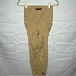 Adidas tan workout leggings